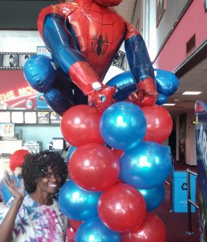 Large $150 Spiderman (Mylar + $25)